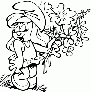 Flowers coloring pages for kids