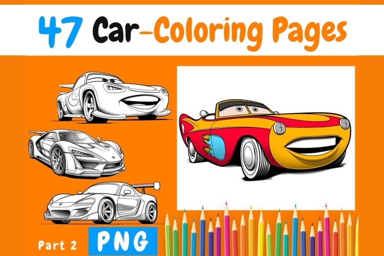 Cars coloring pages png