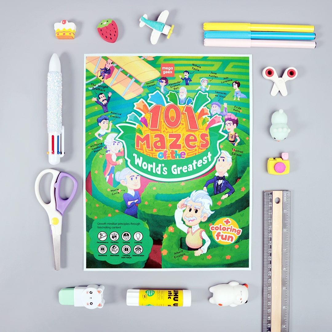 Bundle addition subtraction pixel coloring mazes books printable