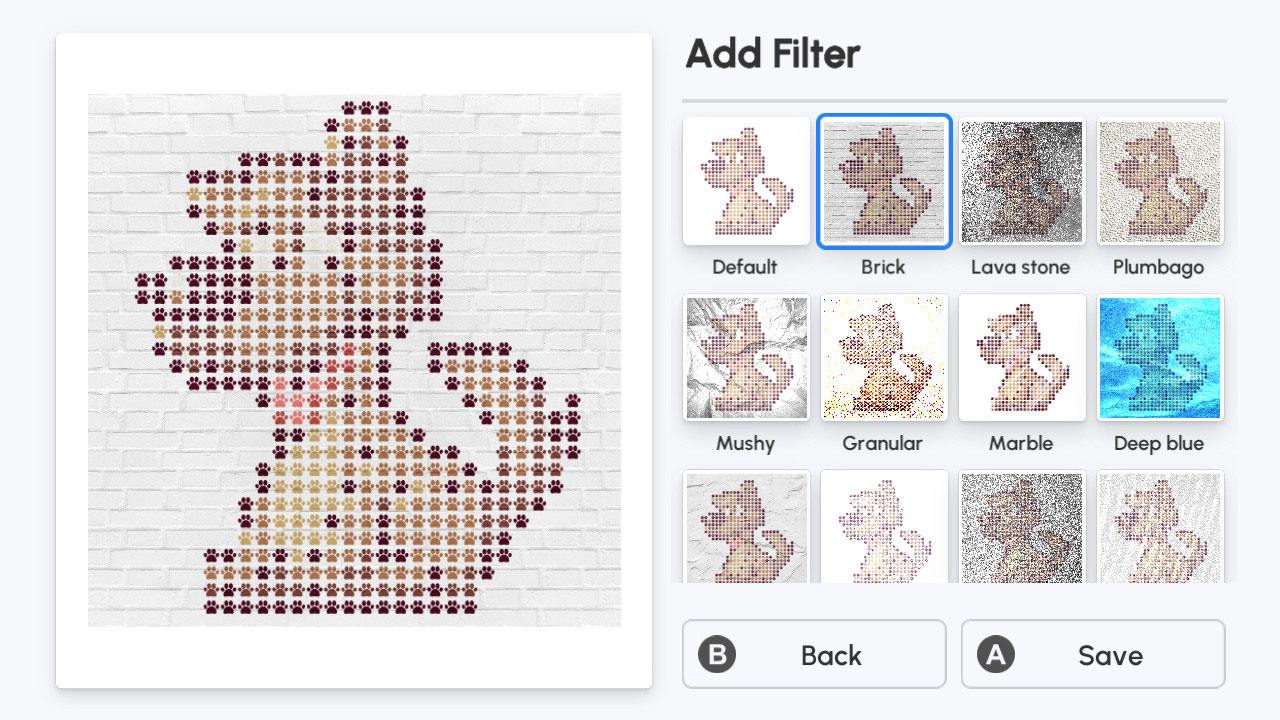 Pixel art coloring book