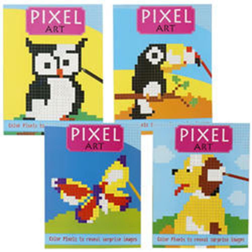 Pixel art loring book pg â toy world inc