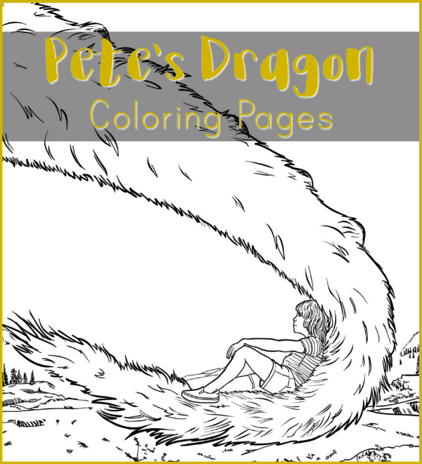 Petes dragon coloring pages simply being mommy