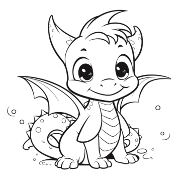 Dragon picture outline png transparent images free download vector files