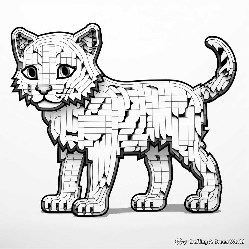 Pixel coloring pages