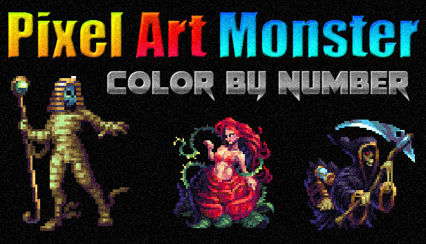 Pixel art monster