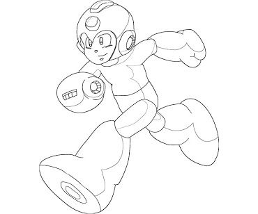 Mega man coloring sheet