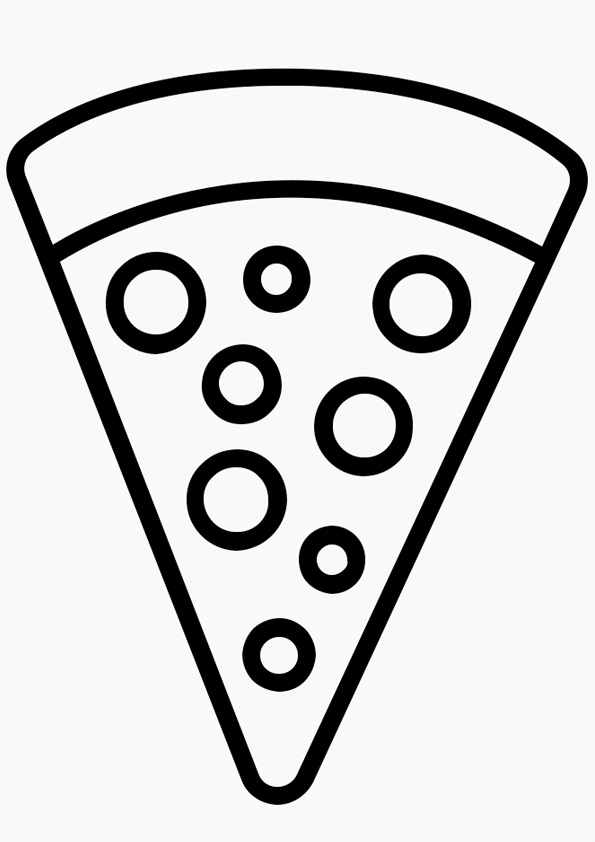 Coloring pages pizza coloring pages for preschoolers