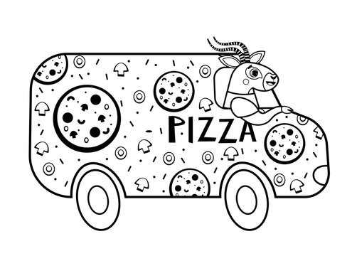 Pizza coloring book images â browse photos vectors and video