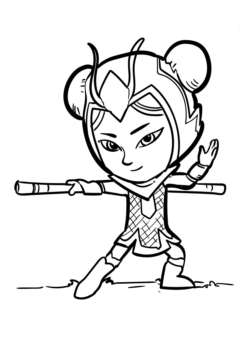 An yu pj masks coloring page