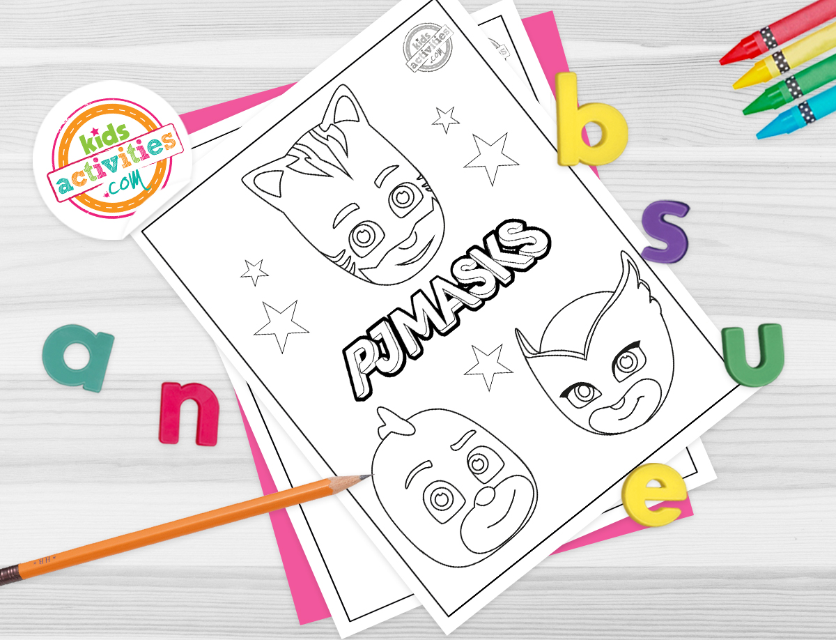 Free printable pj masks coloring pages kids activities blog
