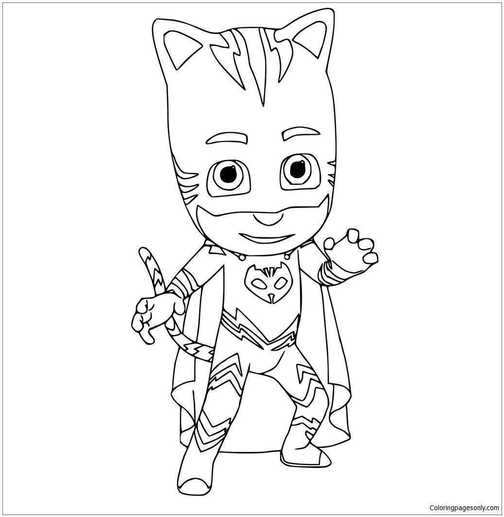 Catboy pj mask coloring page pj masks coloring pages coloring books mask party
