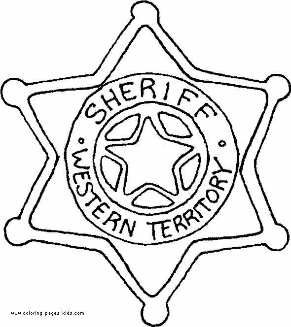 Placa de policia dibujo