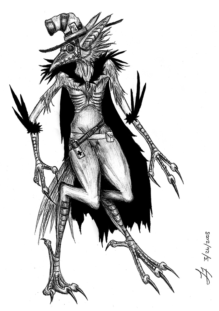 Plague doctor by drakonshie