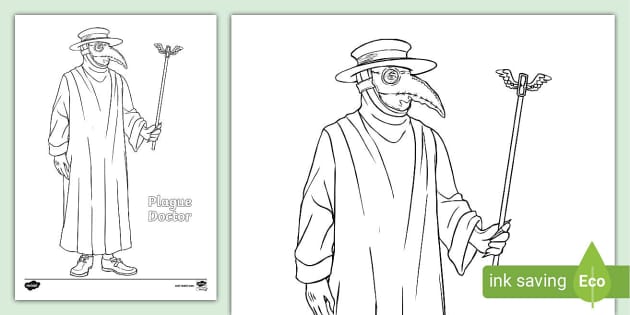 Plague doctor louring sheet teacher made