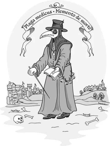 Plague doctor vector images