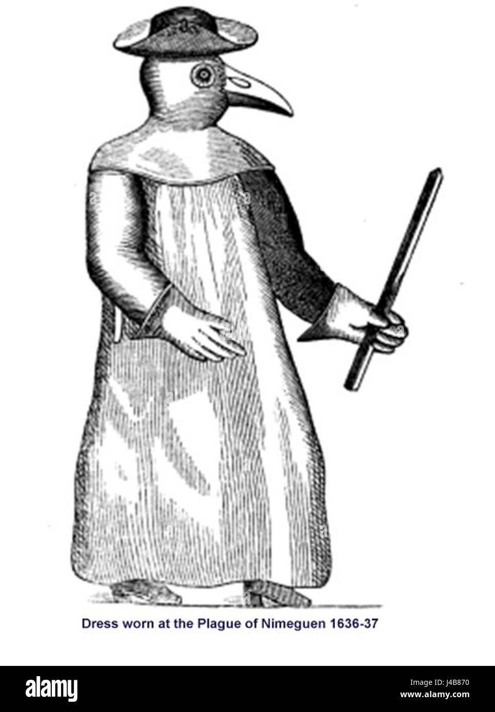 The plague doctor cut out stock images pictures