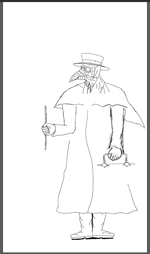 Plague doctor original artwork by me â