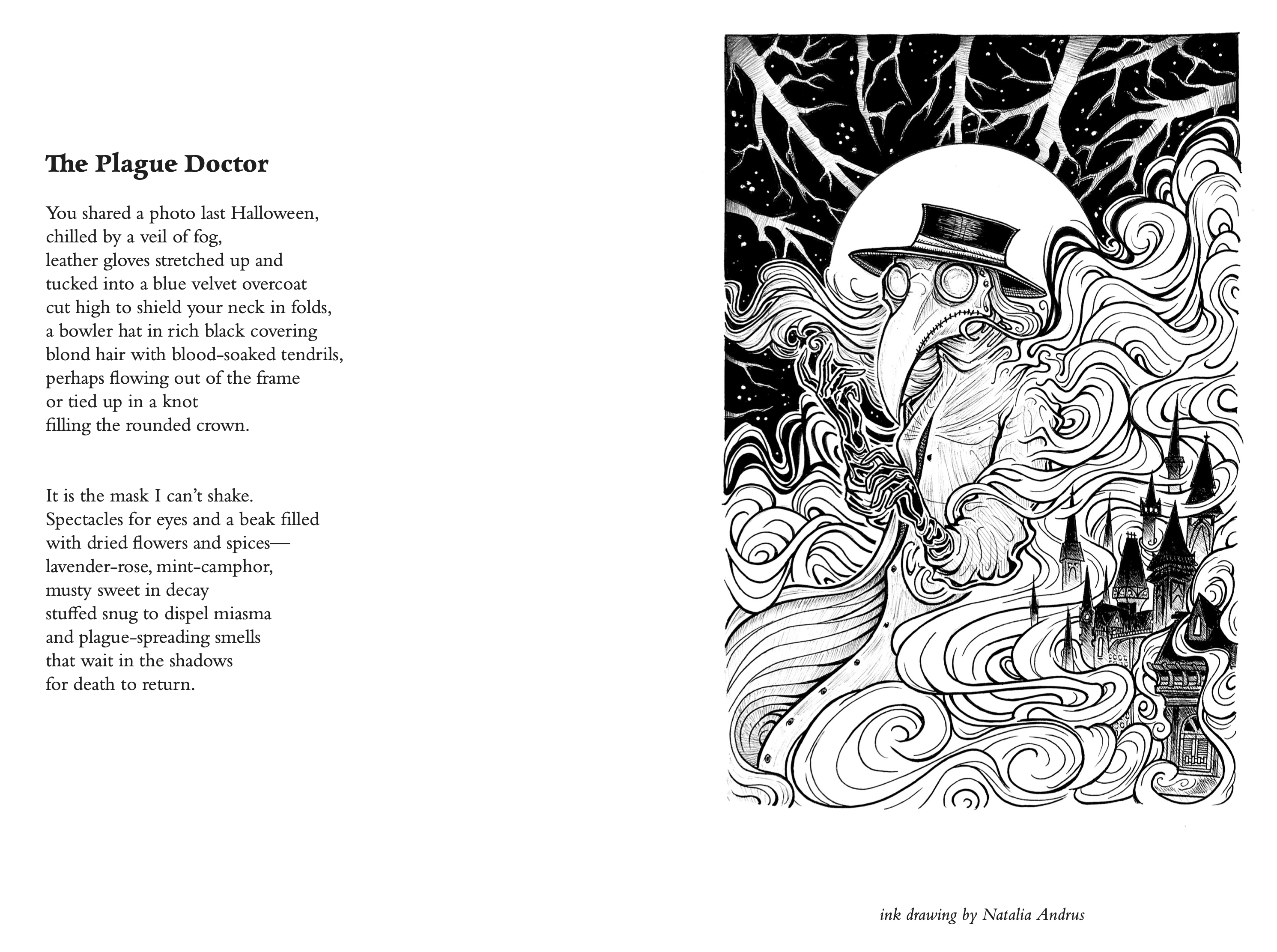 James moreheads âthe plague doctorâ book launch party and signing a night of poetry and art
