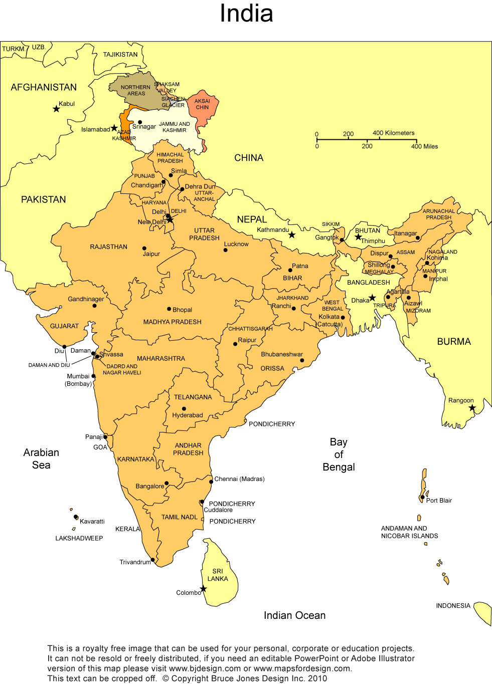 India printable blank maps outline maps â royalty free