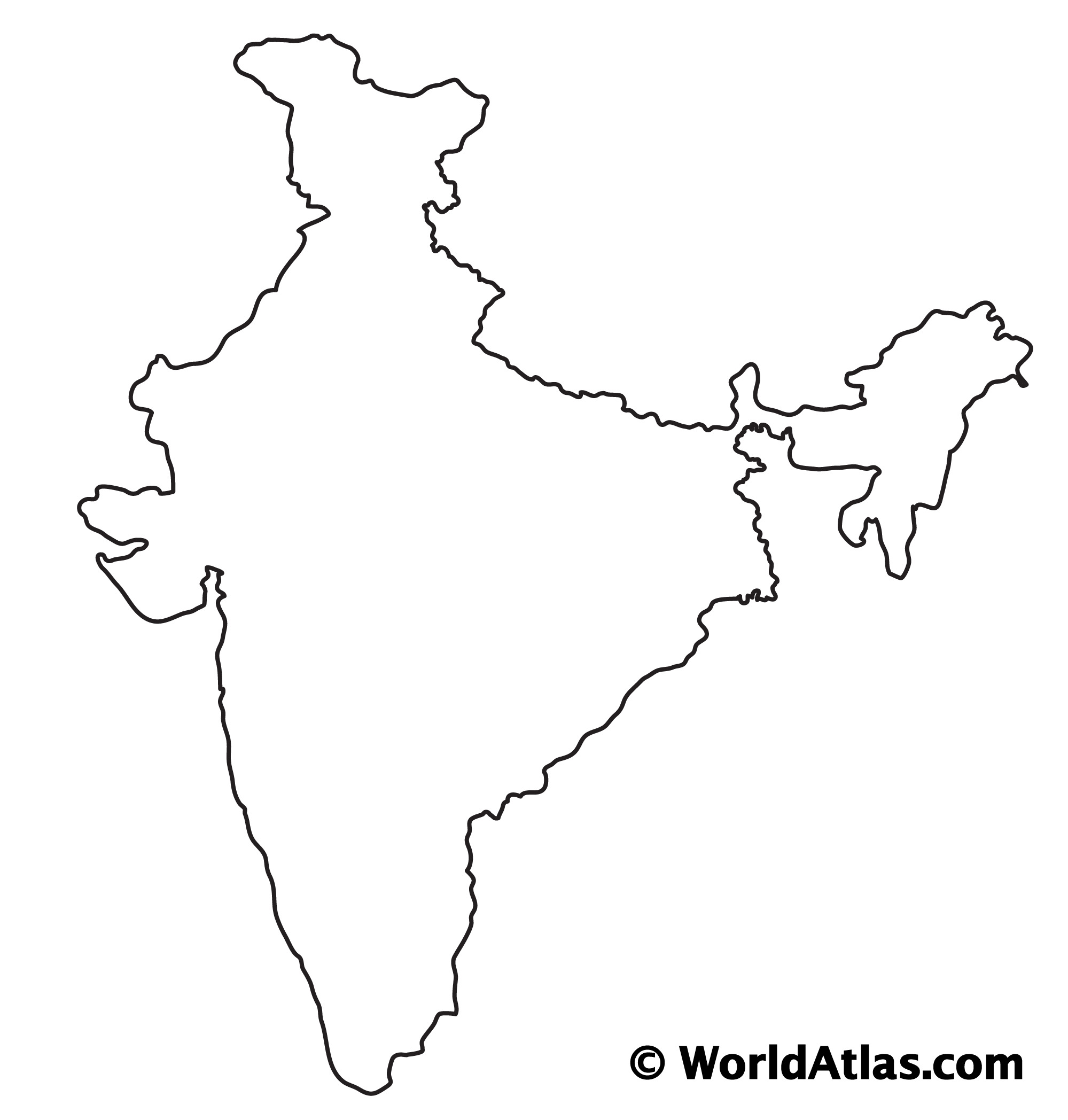 India maps facts