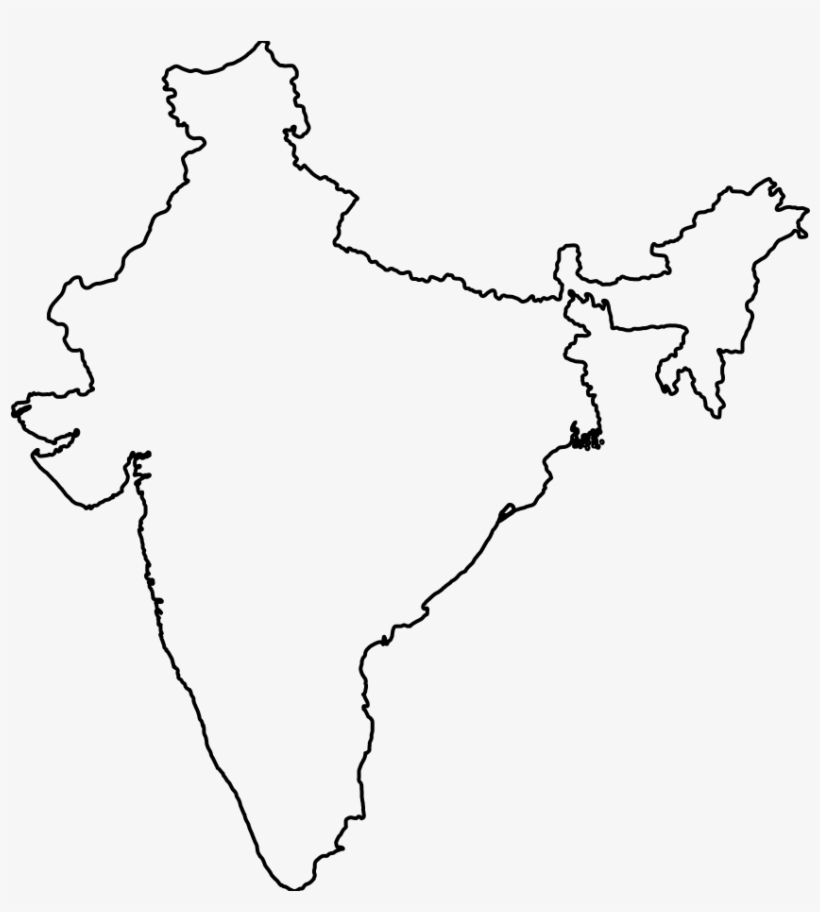 Adult coloring india map page political of colouring