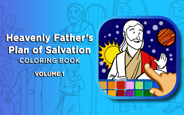 Hf plan of salvation coloring book
