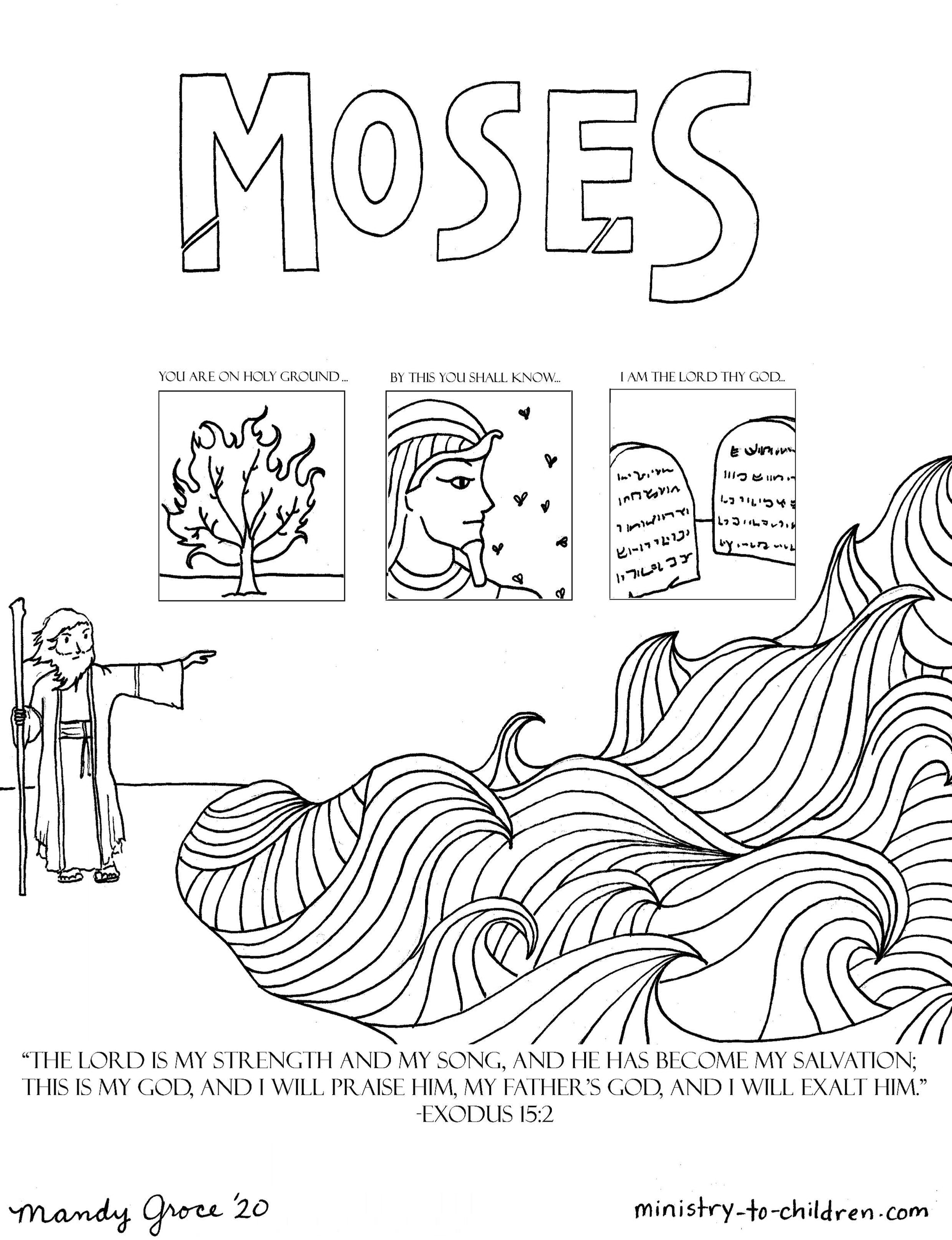 Bible heroes coloring book free