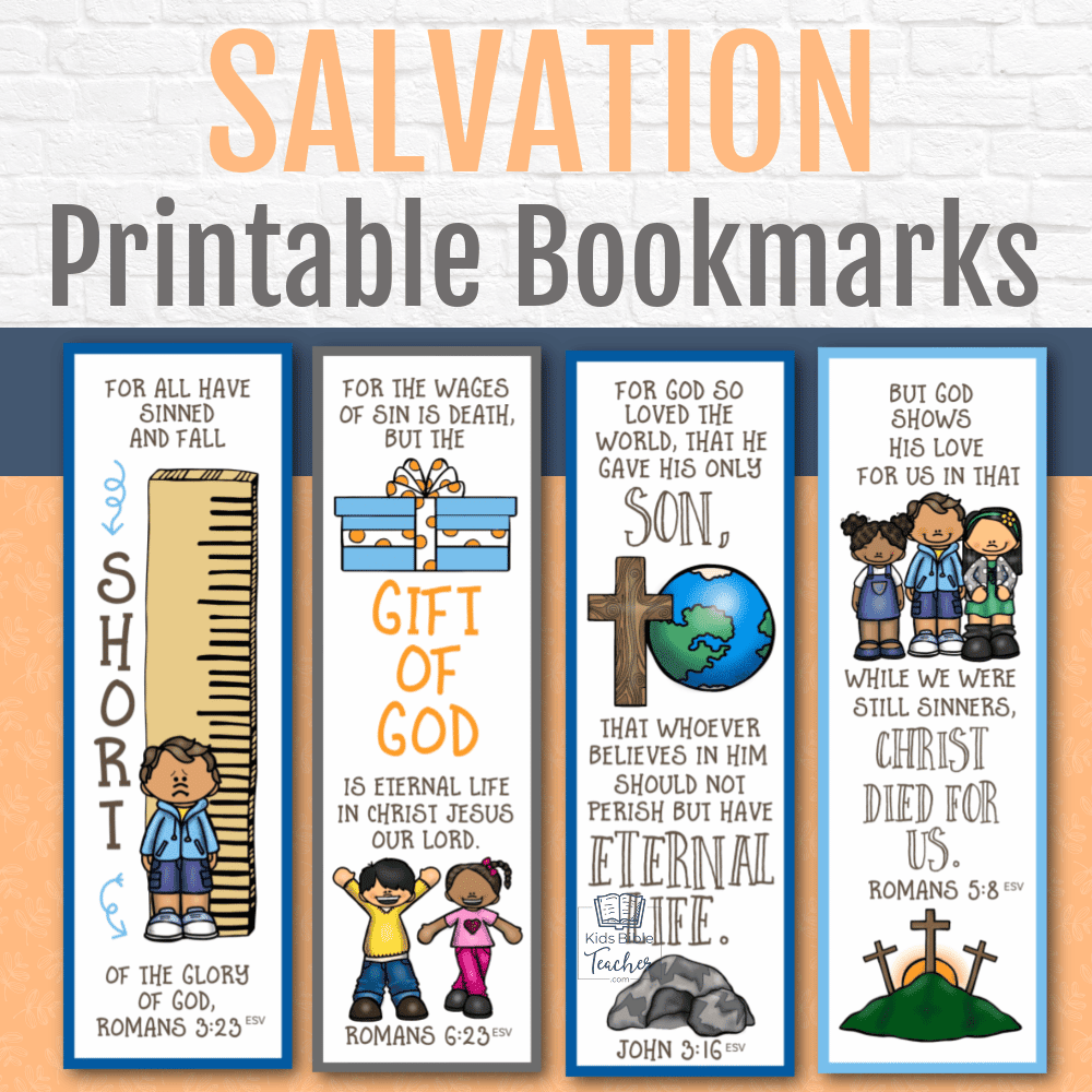 Printable salvation bookmarks