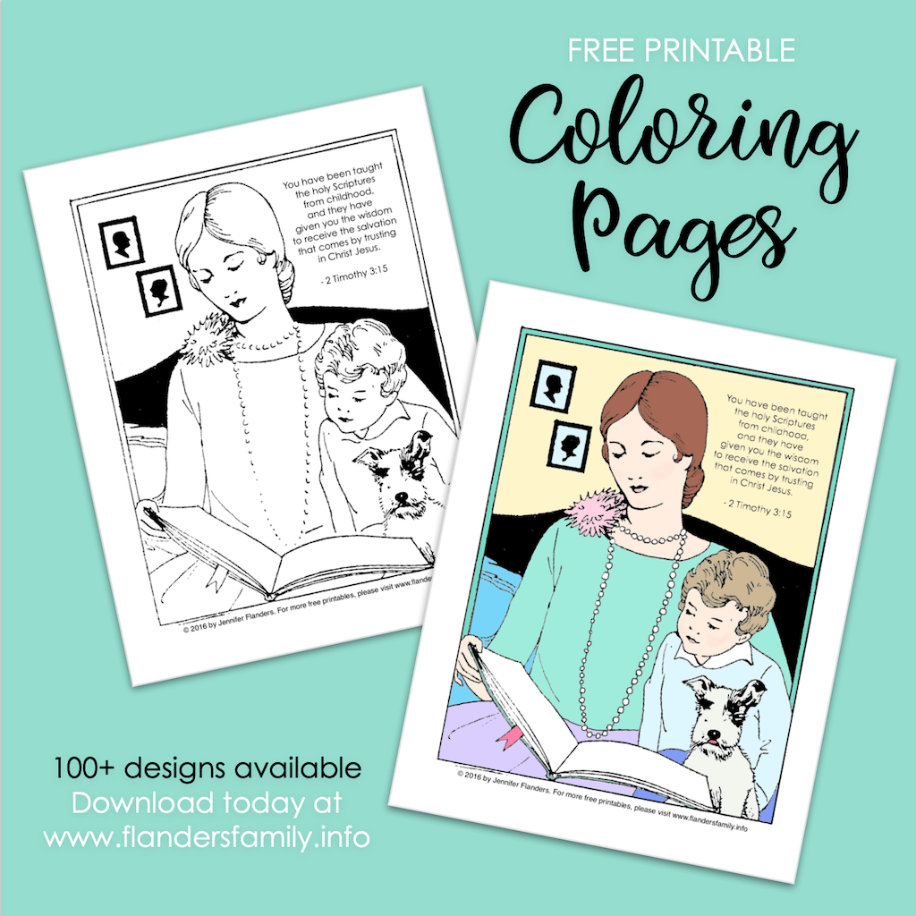 Taught from childhood coloring page