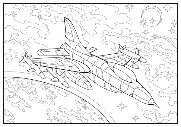 Adult coloring planes images stock photos d objects vectors