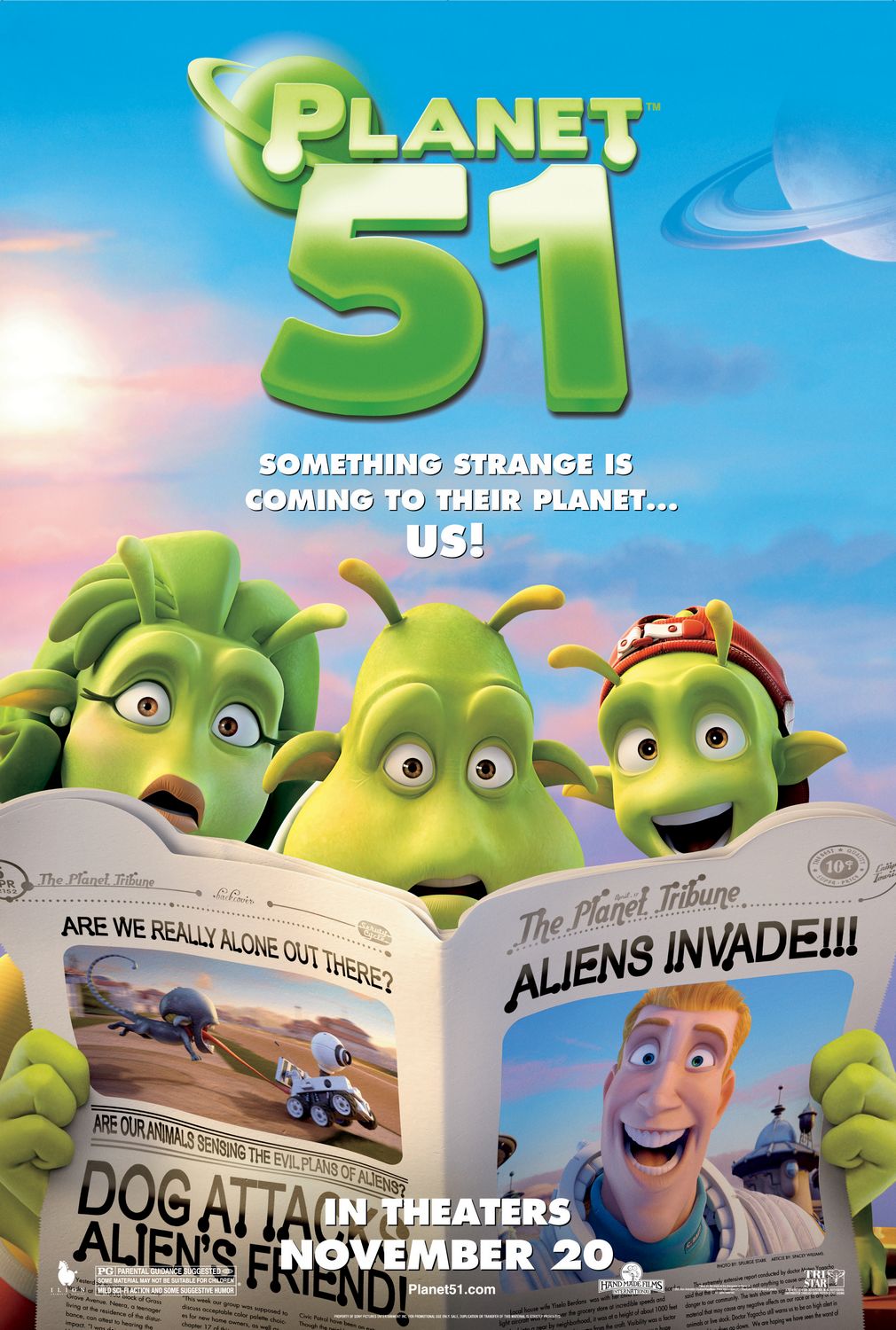 Planet of extra large movie poster image