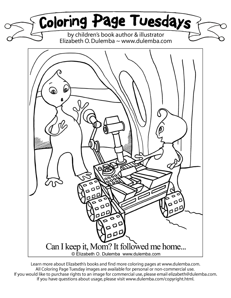 Coloring page tuesday