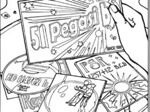 Pegasi b coloring page â exoplanet exploration planets beyond our solar system