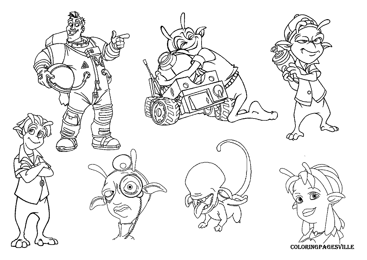Planet coloring pages
