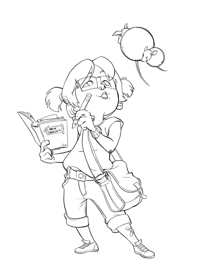 Meu projeto do curso pintura digital de personagens ilustre com luz e cor