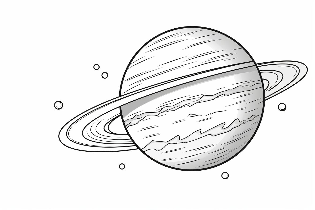 Planets coloring pages