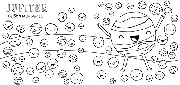 Little planets coloring book a solar system coloring book for toddlers and kids ferrie chris doyle lizzy books