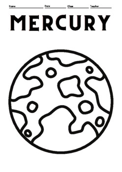 Planets coloring pages by backstage teachers tpt