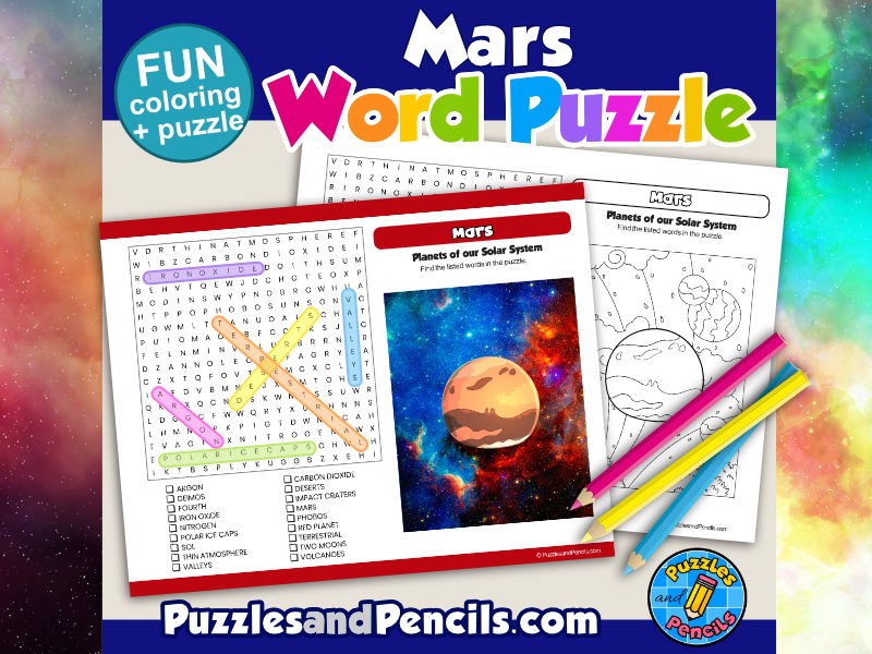 Solar system and planets word search puzzle activity bundle wordsearch puzzles teaching resources