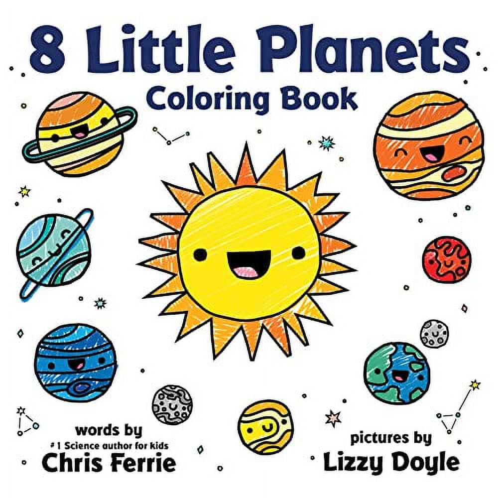Little planets coloring book
