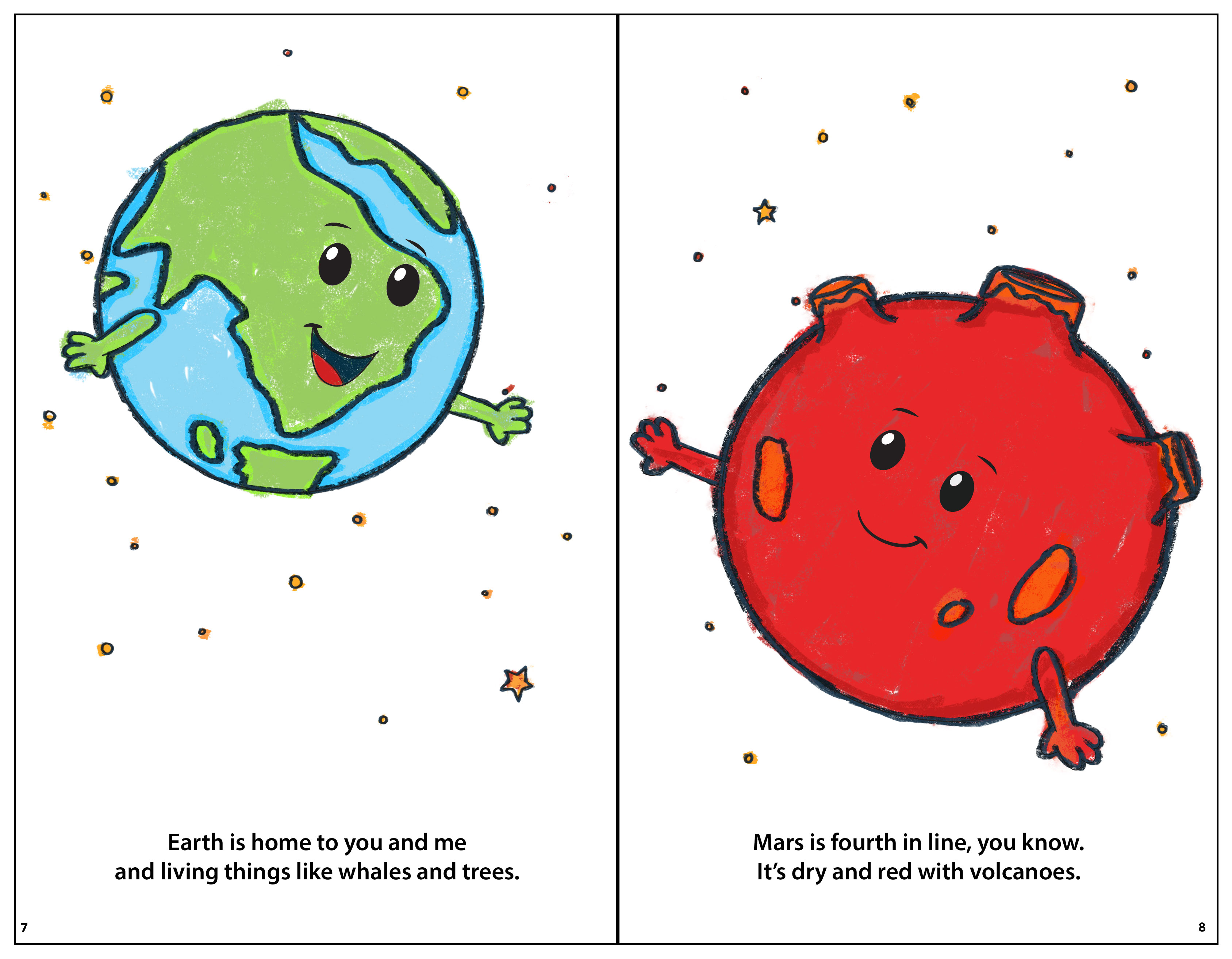 Eight planets printables