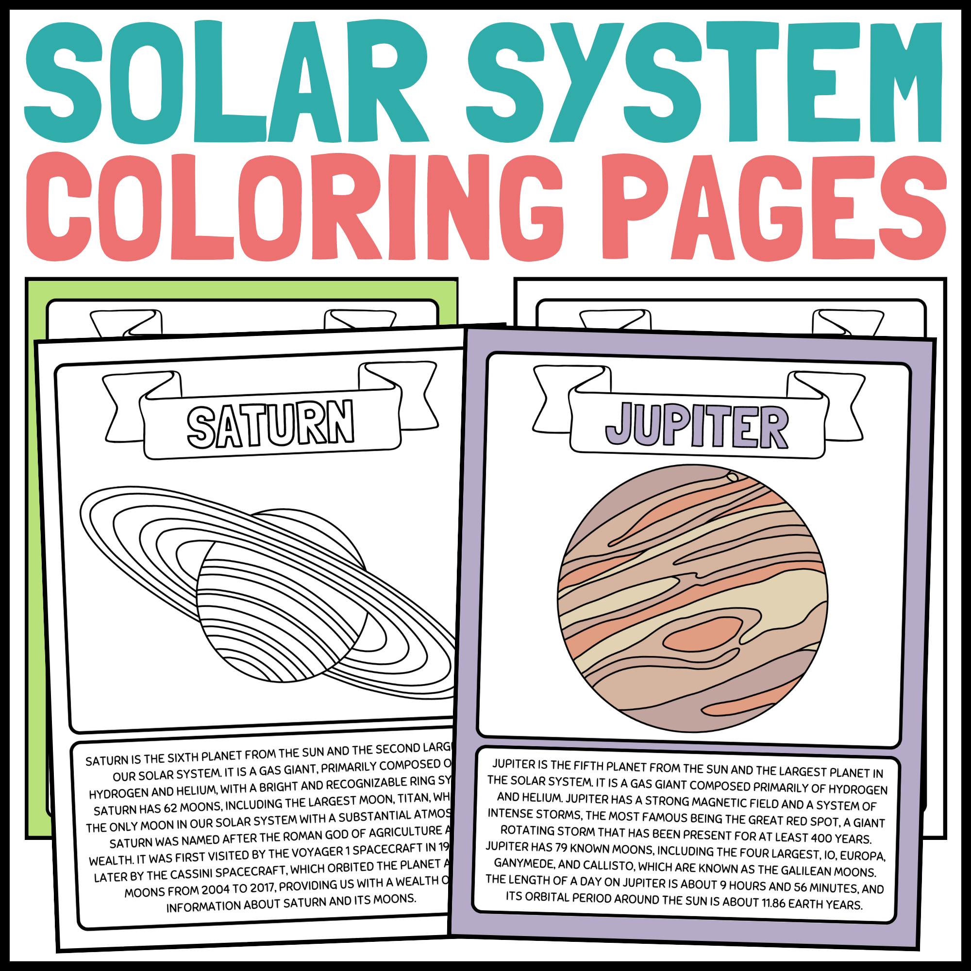 Solar system and planets coloring pages solar system and planets posters made by teachers