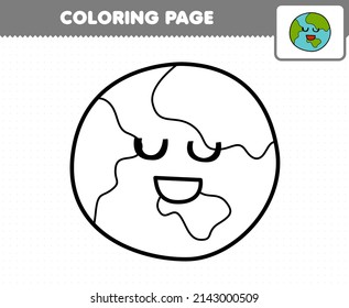 Education game children coloring page cute stock vector royalty free