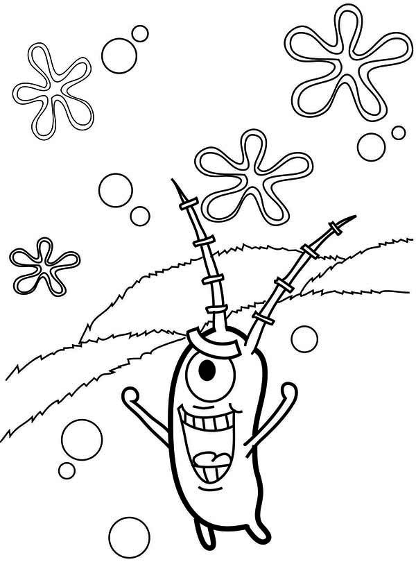 Pin on plankton coloring page