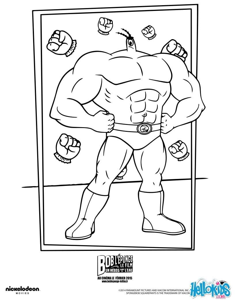 Plankton coloring pages