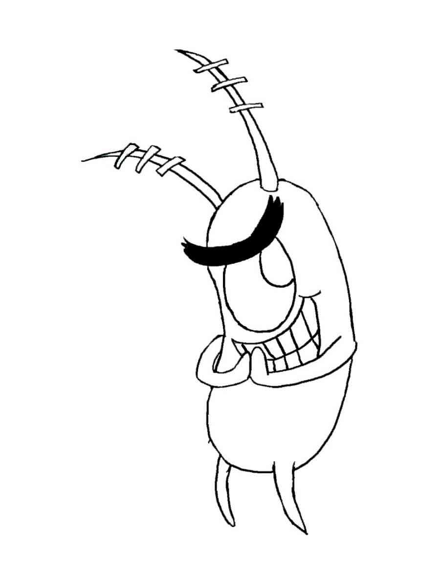 Plankton coloring pages