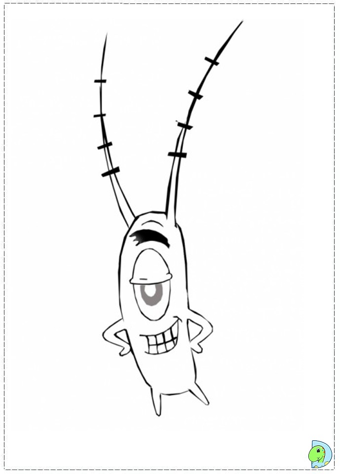 Sponge bob coloring page