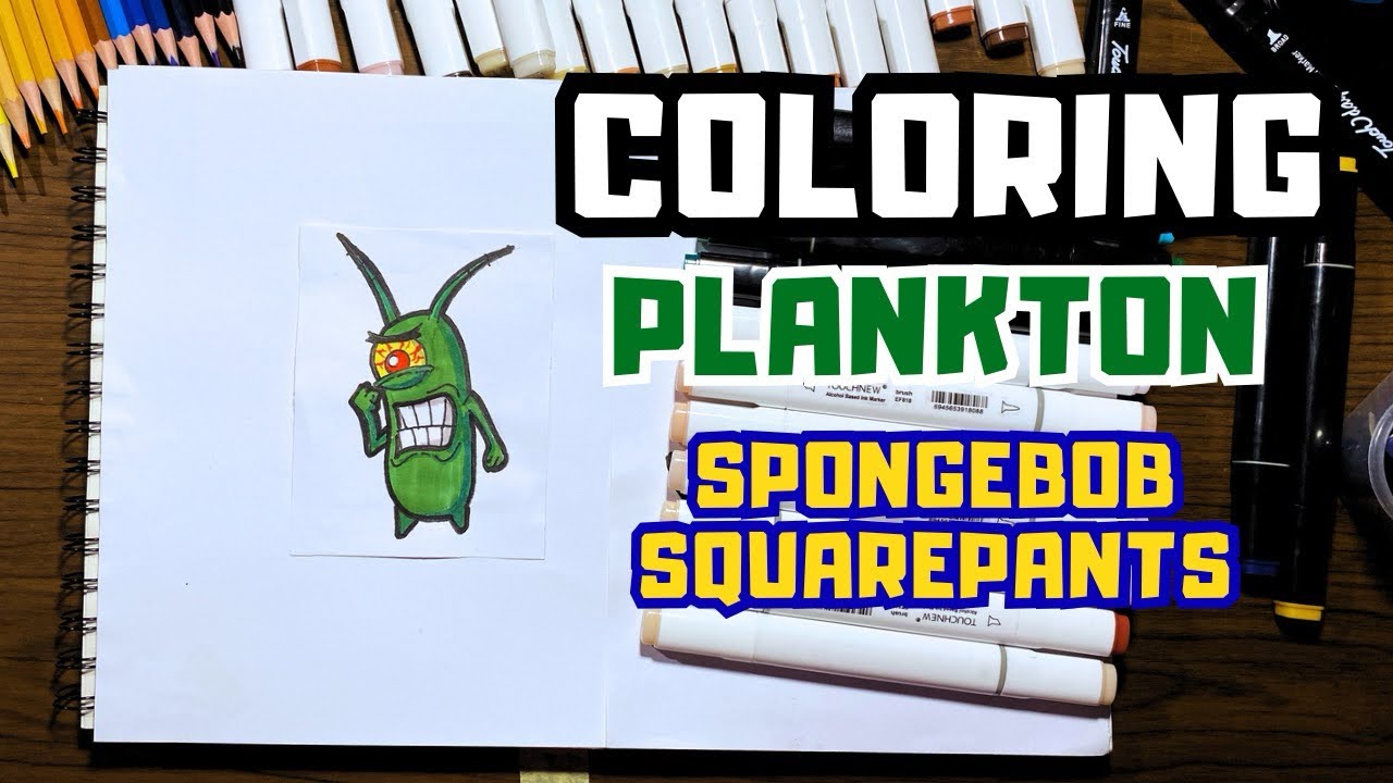 Coloring plankton spongebob squarepants