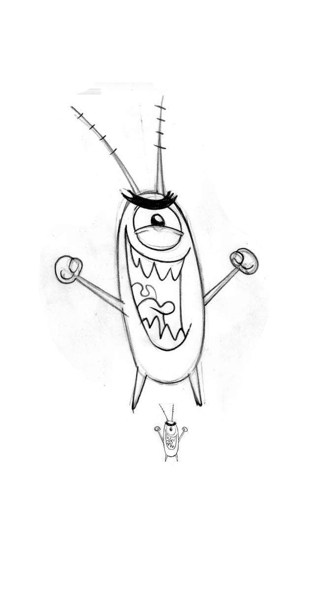 Plankton pencils poster by shermcohen on