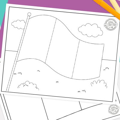 Free iconic italian flag coloring pages kids activities blog